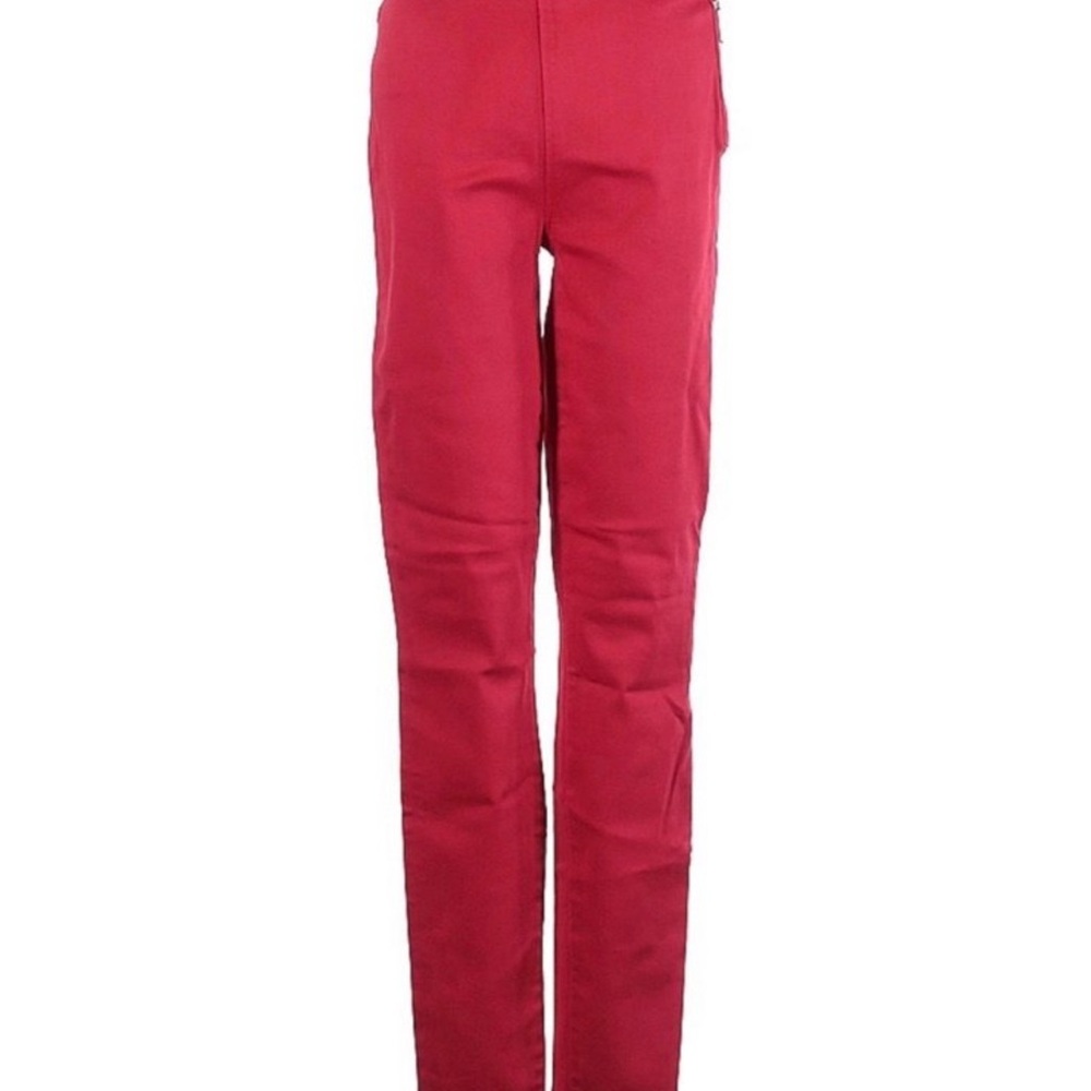 7 for All Mankind Red Skinny-Leg Pants Jeans 26 Donate